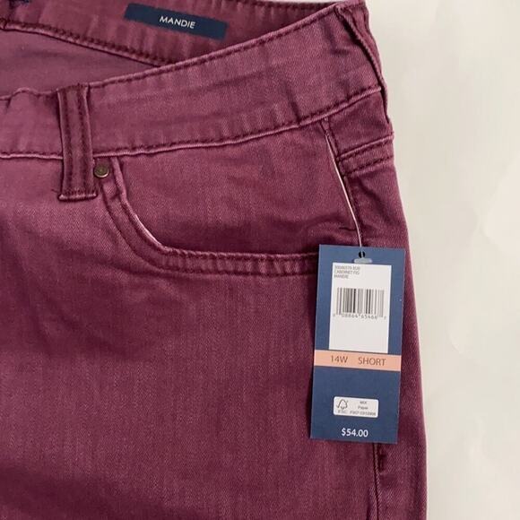 Bandolino Women’s Plus Size 14WS Mandie Basic Short Jeans⭐️⭐️⭐️⭐️⭐️ - Picture 16 of 16